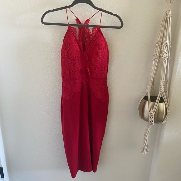 Red Cocktail Dress - Picture 1 of 6